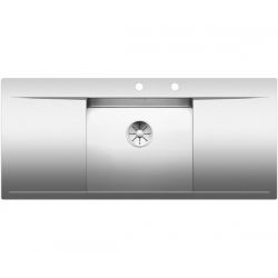 Zlewozmywak BLANCO FLOW 5 S-IF Stal polerowana, korek auto., InFino, PushControl 521637
