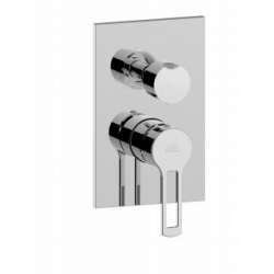 Bateria podtynkowa 3-drożna z przełącznikiem mechanicznym WEST chrom Paffoni Rubinetterie WS019CR