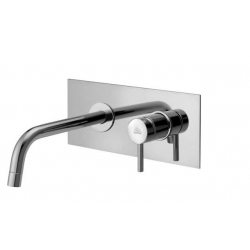 Bateria umywalkowa podtynkowa 175mm LIGHT białe złoto Paffoni Rubinetterie LIG101WG