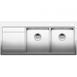 Zlewozmywak BLANCO DIVON II 8 S-IF Stal polerowana prawa, korek auto., InFino 521665