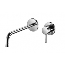 Bateria umywalkowa podtynkowa 245mm LIGHT czarny nikiel Paffoni Rubinetterie LIG103NKN70