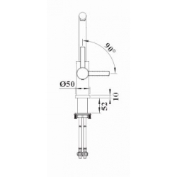 Bateria BLANCO LANORA-S-F Stal szczotkowana 526180