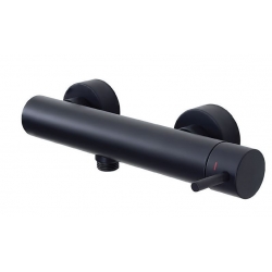 Bateria natryskowa ścienna (korpus) LIGHT czarny mat Paffoni Rubinetterie LIG168NO