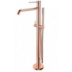 Bateria wannowa wolnostojąca LIGHT różowe złoto Paffoni Rubinetterie LIG032ROSE