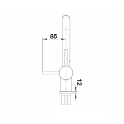 Bateria BLANCO LINUS-S-F Chromowana ND [niskociśnieniowa] 514276