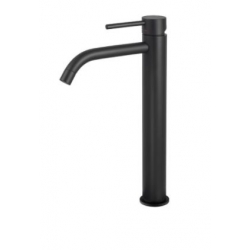Bateria umywalkowa wysoka (bez korka) LIGHT czarny mat Paffoni Rubinetterie LIG081NO