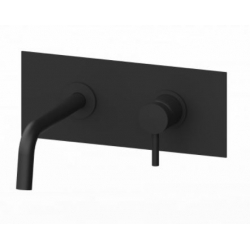 Bateria umywalkowa podtynkowa 175mm LIGHT czarny mat Paffoni Rubinetterie LIG101NO