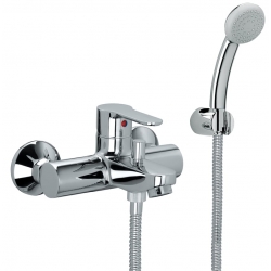 Bateria wannowa ścienna BLU chrom Paffoni Rubinetterie BLU023CR