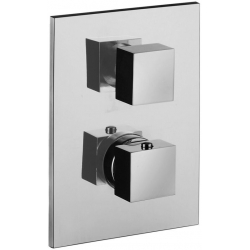 Bateria 1-drożna podtynkowa termostatyczna LEVEL chrom Paffoni Rubinetterie LEQ513CR