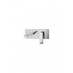 Bateria umywalkowa podtynkowa 250mm LEVEL stal szczotkowana Paffoni Rubinetterie LES106ST