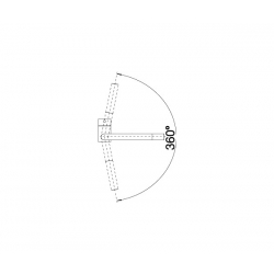 Bateria Blanco LINUS Czarny mat 525806