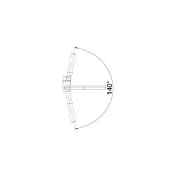 Bateria Blanco  LINUS-S Czarny mat 525807