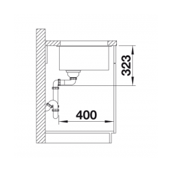 Zlewozmywak Blanco SUBLINE 700-U Level Czarny, InFino 526004