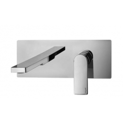 Bateria umywalkowa podtynkowa 250mm TANGO stal szczotkowana Paffoni Rubinetterie TA106ST