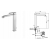 Bateria umywalkowa wysoka (clickclack) LEVEL chrom Paffoni Rubinetterie LES081KCR
