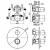Bateria 2-drożna podtynkowa termostatyczna THERMO czarny mat Paffoni Rubinetterie LIQ018NO