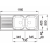 Zlewozmywak BLANCO TIPO 8 S Compact Stal matowa odwracalny 516052