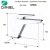 Bateria umywalkowa stojąca (bez korka) SPEED chrom Daniel Rubinetterie SP606CR