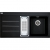 Zlewozmywak granitowy FRANKE MYTHOS FUSION MTF 651 KOMORA Z LEWEJ ONYX 114.0167.690