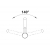 Bateria BLANCO ANTAS-S Silgranit-Look Antracyt/Chrom ND [niskociśnieniowa] 516772