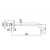Wylewka 245mm Stick chrom Paffoni Rubinetterie ZBOC082CR