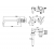 Bateria umywalkowa podtynkowa 245mm LIGHT stal szczotkowana Paffoni Rubinetterie LIG103ST70