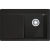 Zlewozmywak FRANKE Mythos MTK 211-78 Czarny Mat, prawa strona 129.0540.948