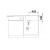 Zlewozmywak Blanco CLASSIC NEO XL 6 S Czarny odwracalny, korek auto., InFino 525864