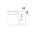 Zlewozmywak Blanco ZIA 45 S Compact Czarny odwracalny 526009
