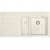 Zlewozmywak ceramiczny Franke MYTHOS MTK 651-100 LEWA STRONA KREMOWY 124.0379.863