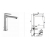 Bateria umywalkowa wysoka (clickclack) ELLE chrom Paffoni Rubinetterie ELX081KCR