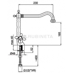 Bateria Rubineta TOSCANA-33 chrom
