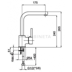 Bateria Rubineta ULTRA-35 chrom