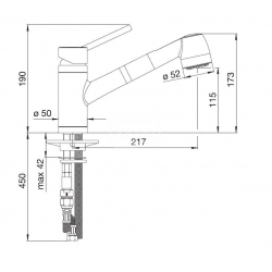 Bateria Schock PILA 541.120.50  chrom