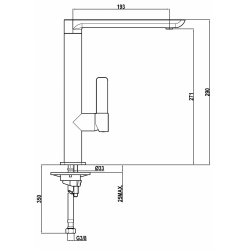 Bateria Teka FO 915 chrom 629150200