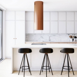 Okap kuchenny GLOBALO Cylindro Isola 39.6 Miedź Mat - Zakup u Producenta - Wysyłka 0 zł - Dostawa nawet w 24h