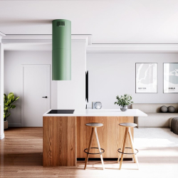 Okap kuchenny GLOBALO Lobelio Isola 39.1 Olive Green - Zakup u Producenta - Wysyłka 0 zł - Dostawa nawet w 24h