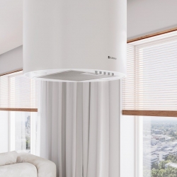 Okap kuchenny GLOBALO Lobelio Isola 39.1 White - Zakup u Producenta - Wysyłka 0 zł - Dostawa nawet w 24h