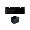 Okap kuchenny GLOBALO Fluxime 90.1 Black + Turbina TW 1.2 - Zakup u Producenta - Wysyłka 0 zł - Dostawa nawet w 24h