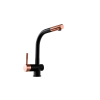 Bateria kuchenna GLOBALO Lobio Black/Copper Ring - Zakup u Producenta - Wysyłka 0 zł - Dostawa nawet w 24h